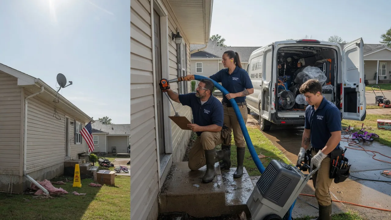 Ceiling Water Damage Restoration in Rothsay, MN near me